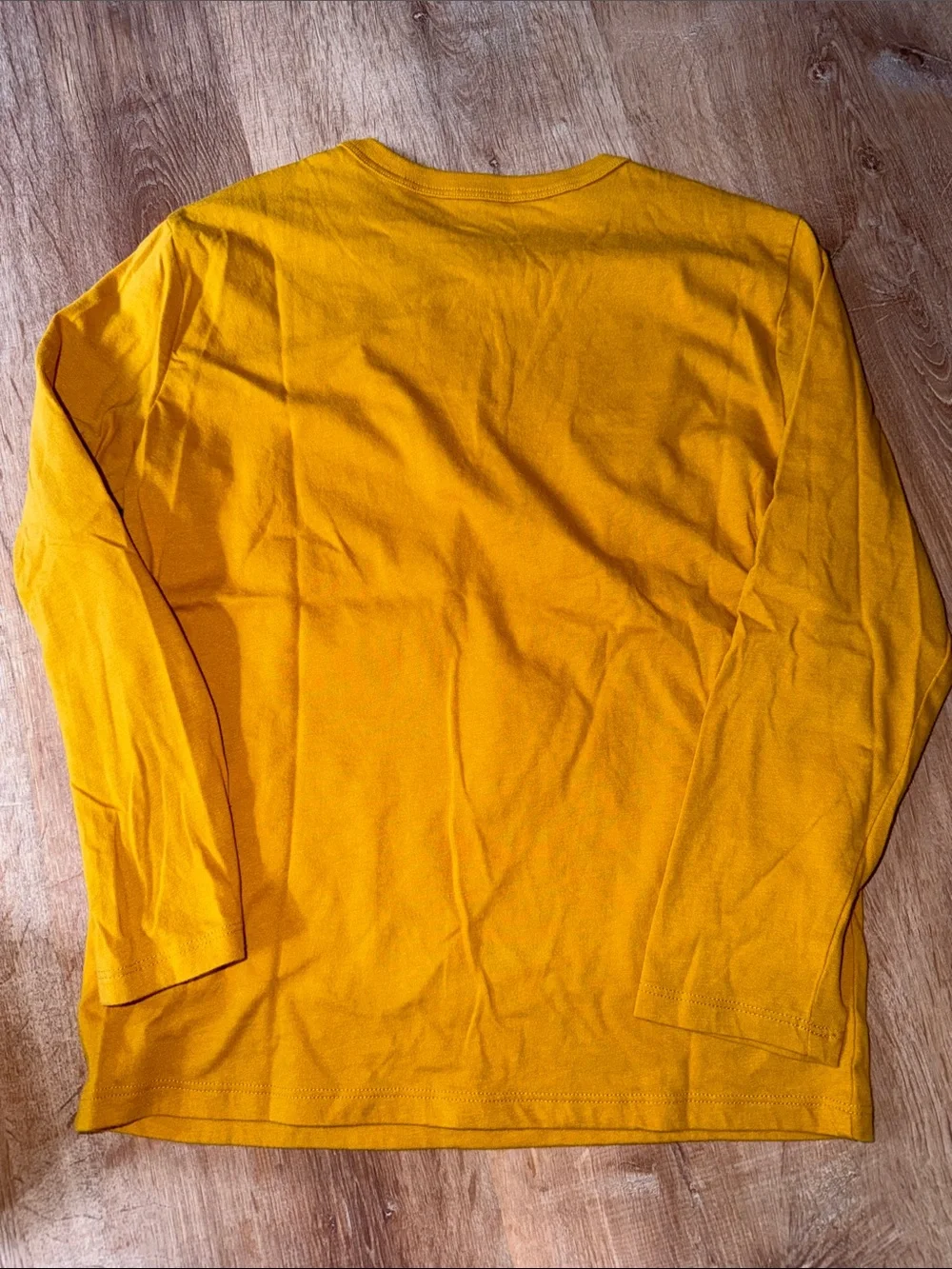 The Children's Place Mustard Yellow Turkey Graphic Long Sleeve Tee size medium